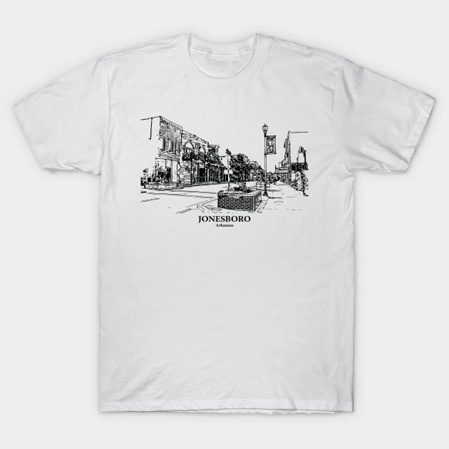 Jonesboro - Arkansas T-Shirt by Lakeric